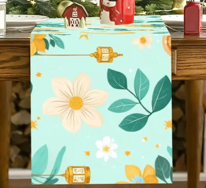Floral Moon Table Runner