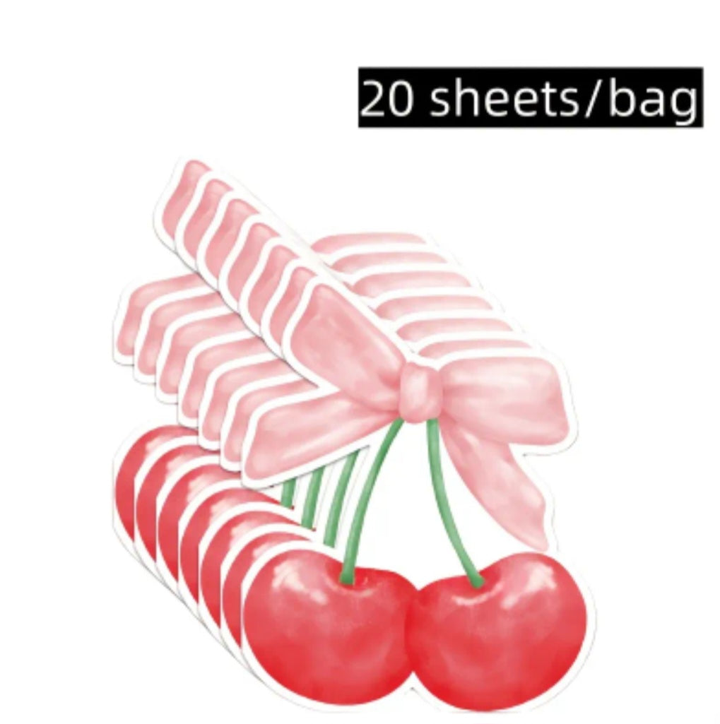 Cherry Shaped Serviettes - pack of 20