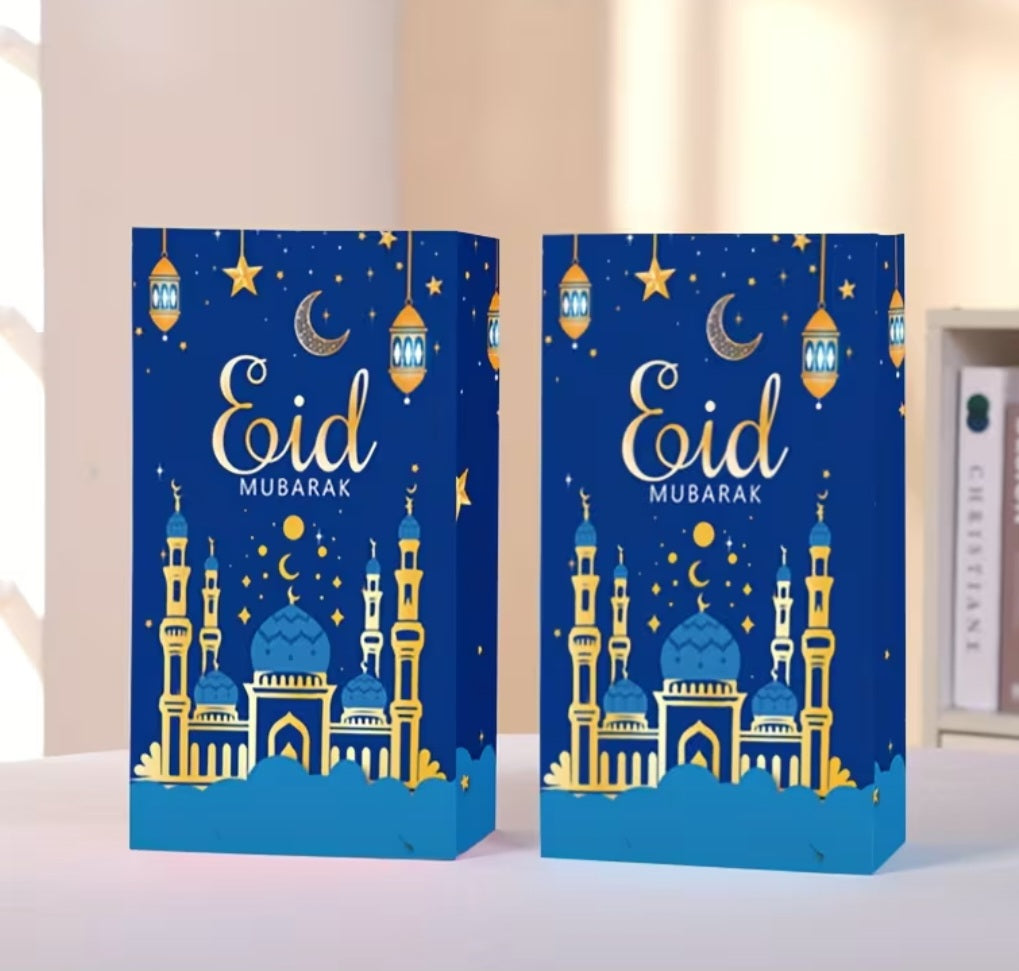 20 Eid Paper Bags + 20 stickers