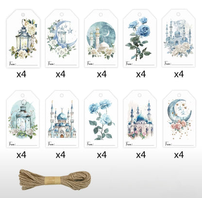 Ramadaan/ Eid Gift Tags - pack of 40