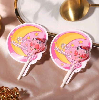 Eid Mubarak Lollipop Holders- pack of 10