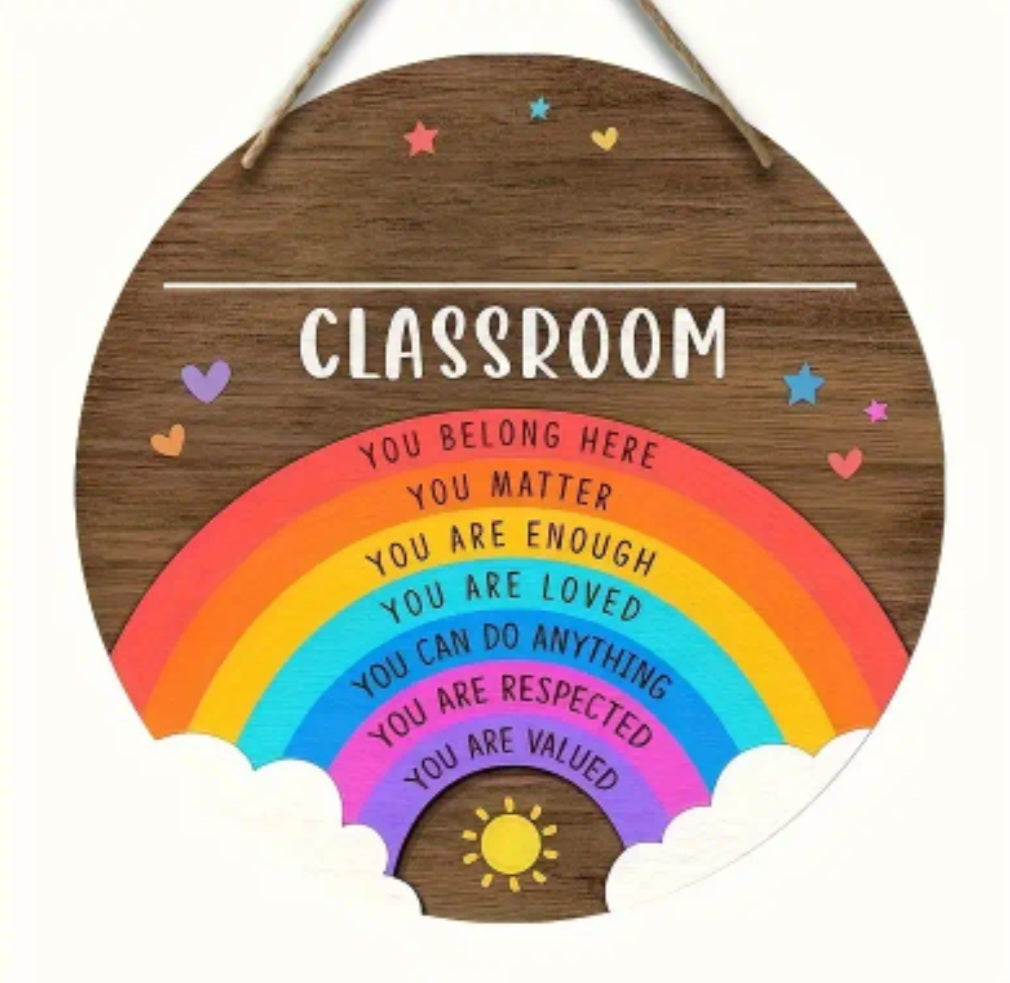 Classroom Sign - 20cm diameter