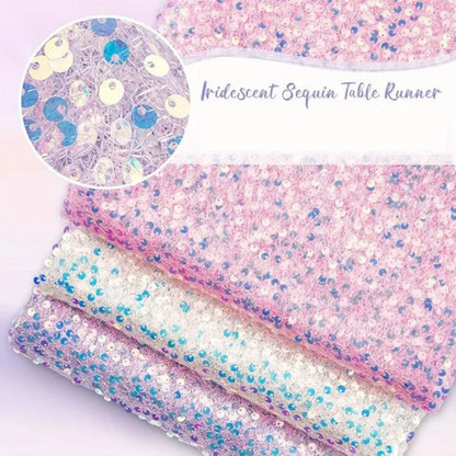 Iridescent Sequin Table Runners