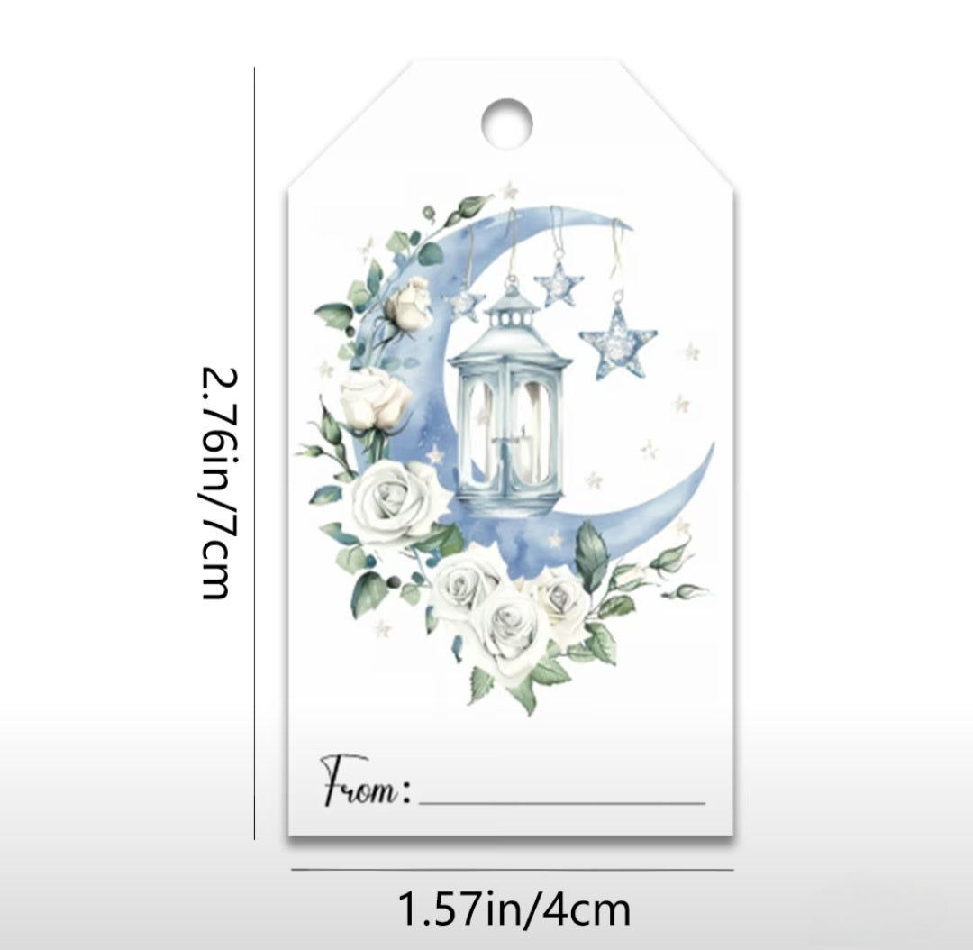 Ramadaan/ Eid Gift Tags - pack of 40