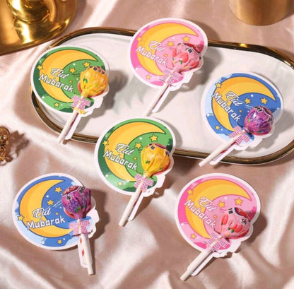 Eid Mubarak Lollipop Holders- pack of 10
