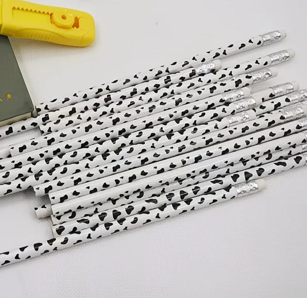 Cow Print Pencils - 1 pc
