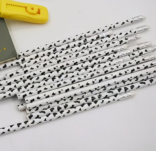 Cow Print Pencils - 1 pc