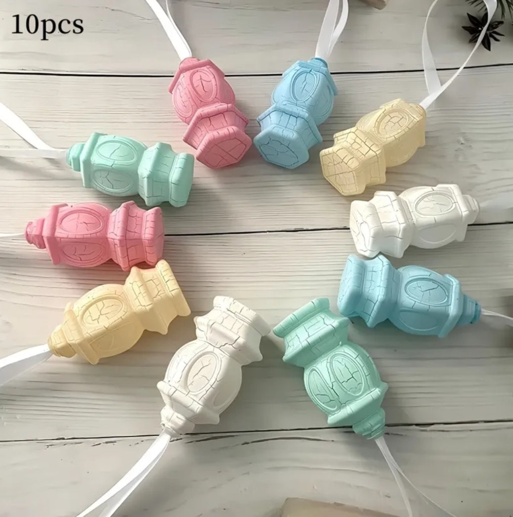 10 pc mini hanging lanterns