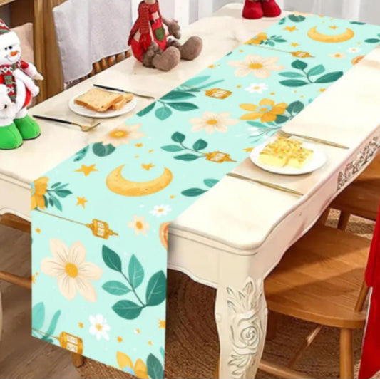 Floral Moon Table Runner