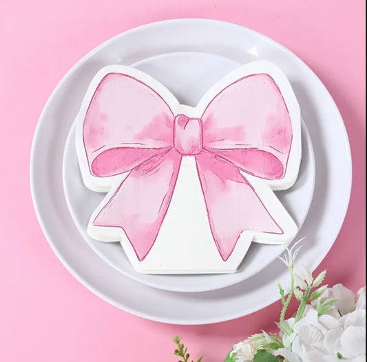 Bow Shaped Serviette - pack of 20