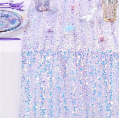 Iridescent Sequin Table Runners