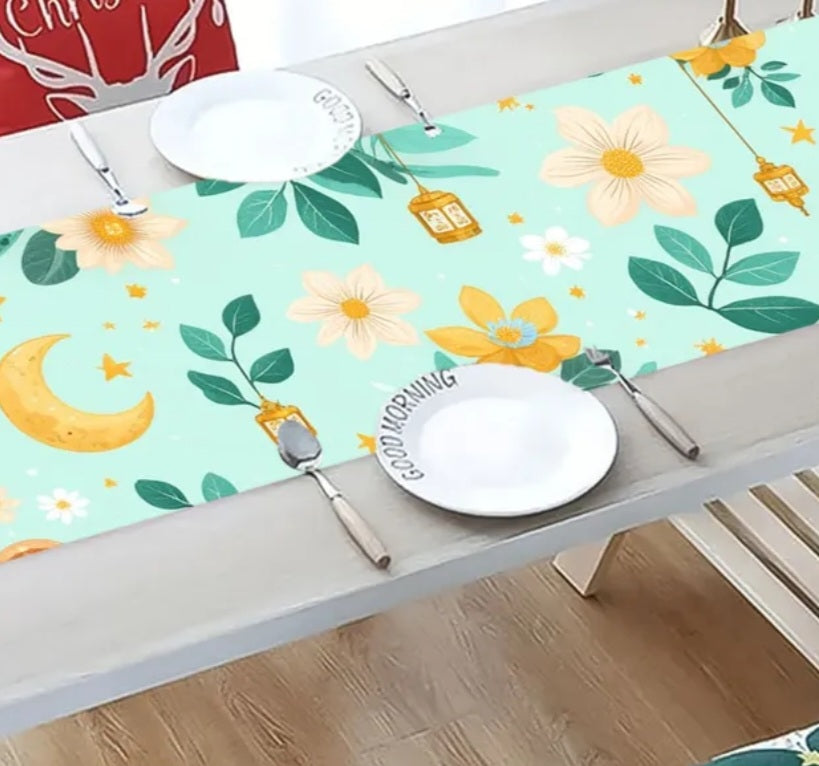 Floral Moon Table Runner